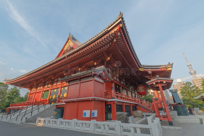 Download Temple de Sensoji photo éditorial. Image du bouddhisme - 76077781