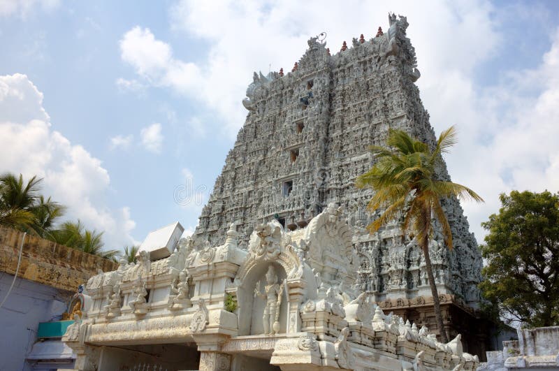 Temple de Suchindram. Kanniyakumari, Tamilnadu, Kerala, Inde photo stock Temple de Suchindram. Kanniyakumari, Tamilnadu, Kerala, Inde photo stock