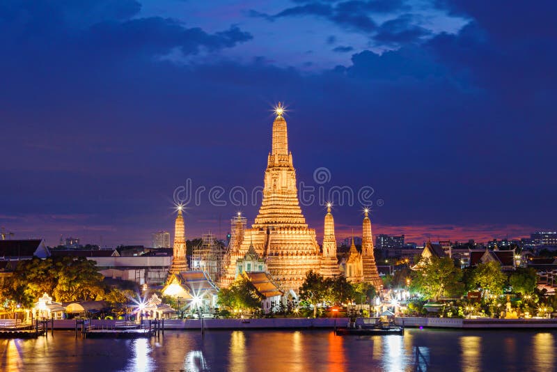 Temple de Wat Arun à Bangkok Thaïlande photo stock Temple de Wat Arun à Bangkok Thaïlande photo stock