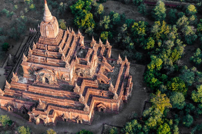 Temple en Bagan Myanmar image libre de droits Temple en Bagan Myanmar image libre de droits