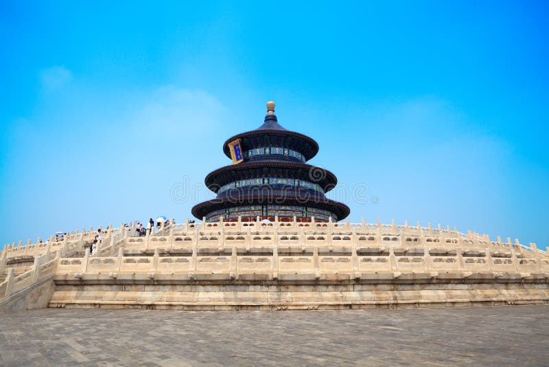 Temple of heaven, china stock image. Image of construction - 5742327