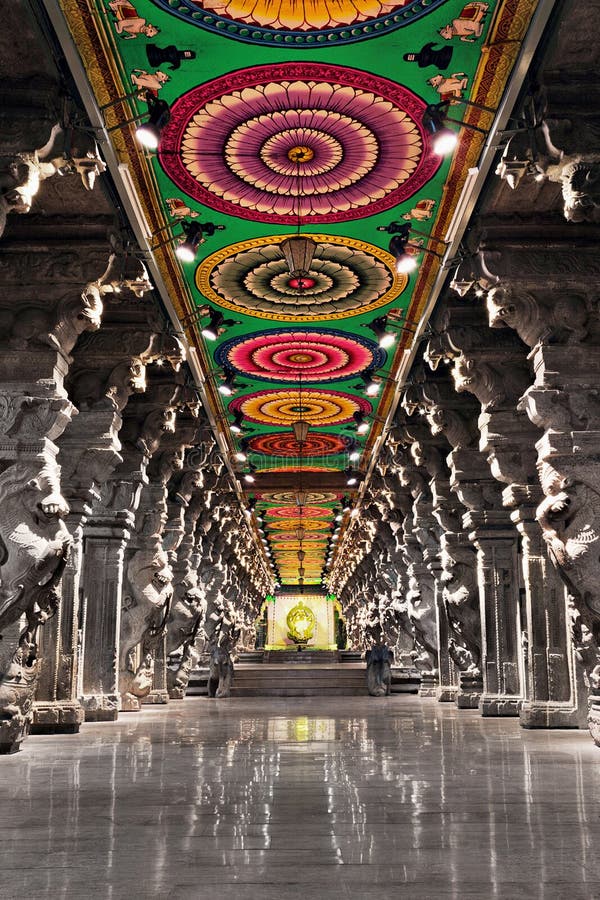 Temple hindou de Meenakshi images stock Temple hindou de Meenakshi images stock