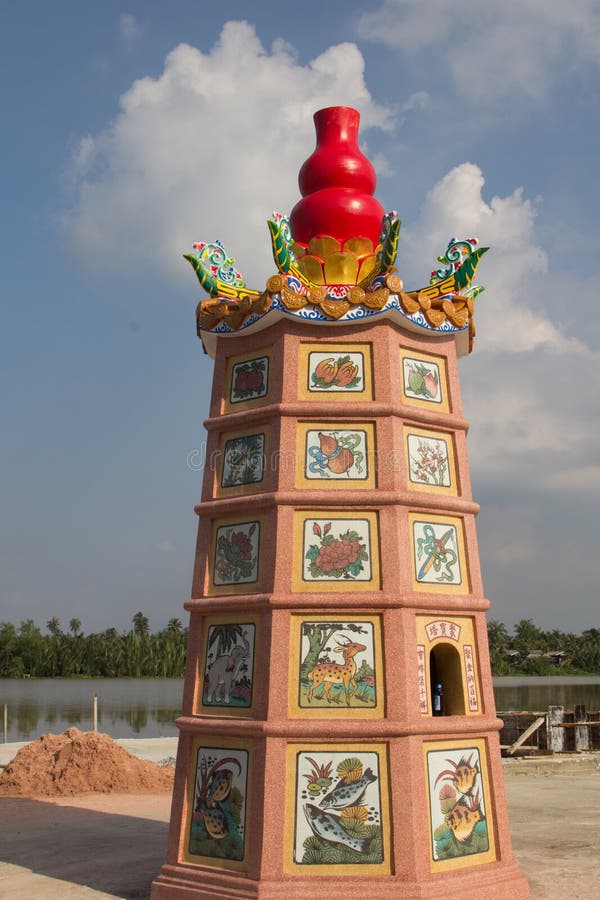 Temple Incense Paper Burner Stock Photo Image of features, craving