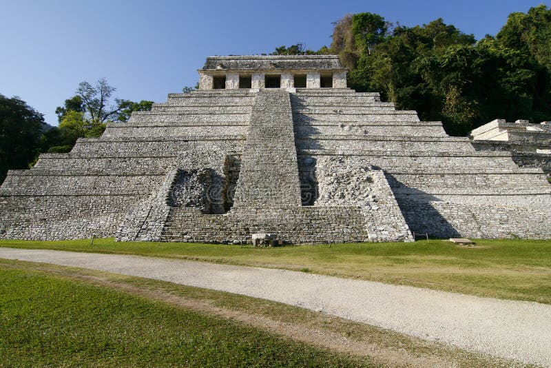 Temple of Inscriptions. Ancient Mayan city, Mexico