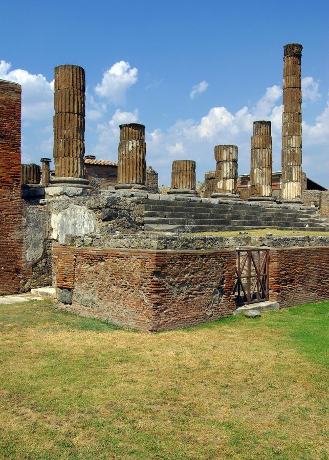 Temple Of Jupiter Pompei, Italy Stock Image Image of naples