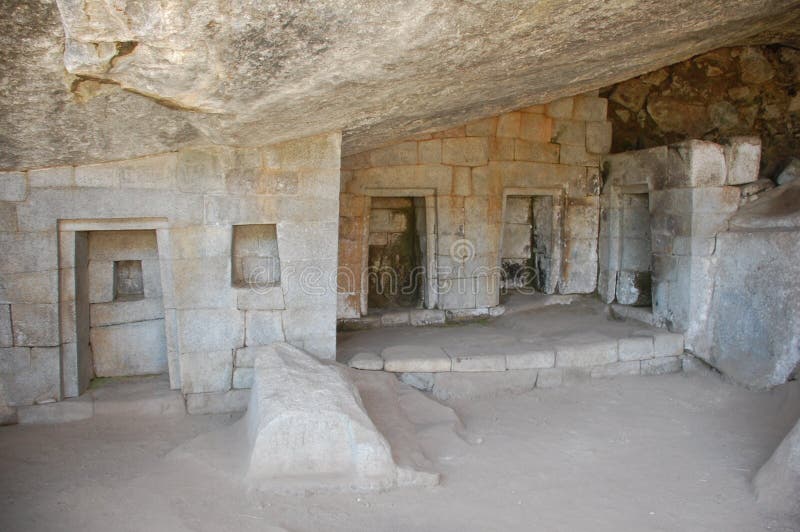 Temple of the moon in machu-picchu