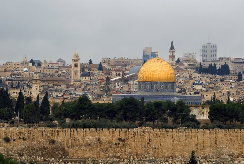 Temple Mount from Mount of Olives, Jerusalem, Israel Stock Photo Image of islam, mohamed 37777004
