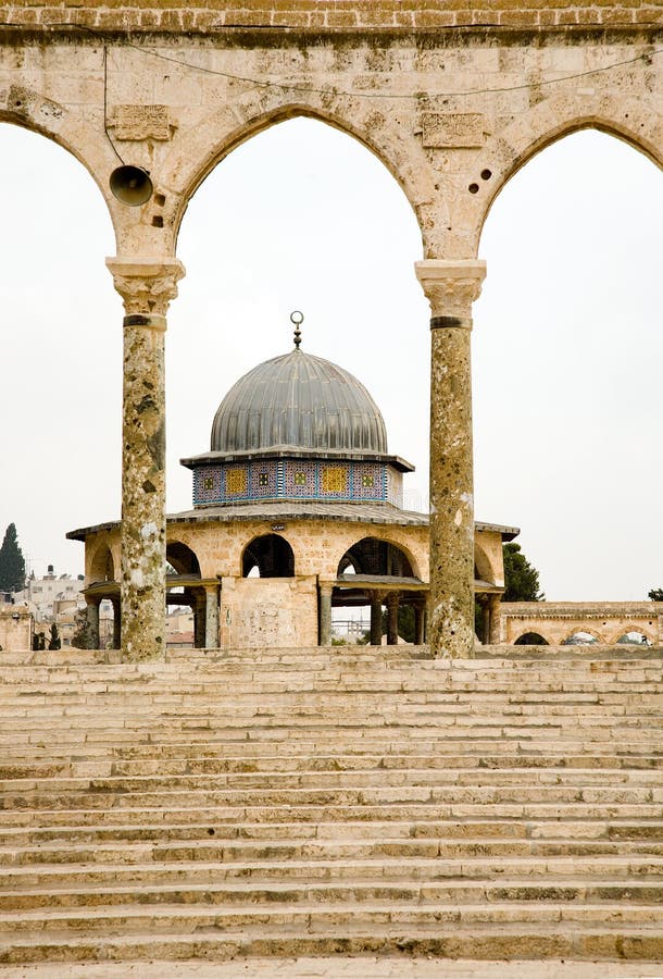 The Temple mountain in Jerusalem.