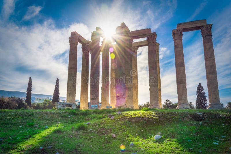 Templo de Griego, también conocido cómo, atenas, grecia.