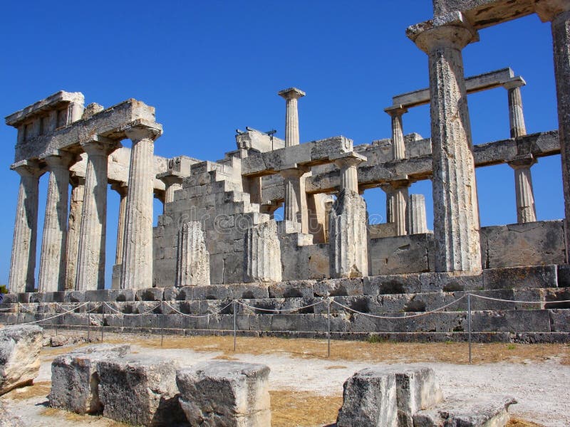 Temple of Poseidon - Cape Sounion, Greece royalty free stock images