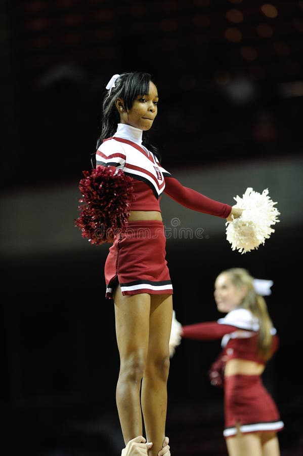 Temple University cheerleader stock images