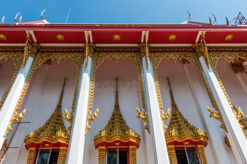 Temple windows vintage Thai style