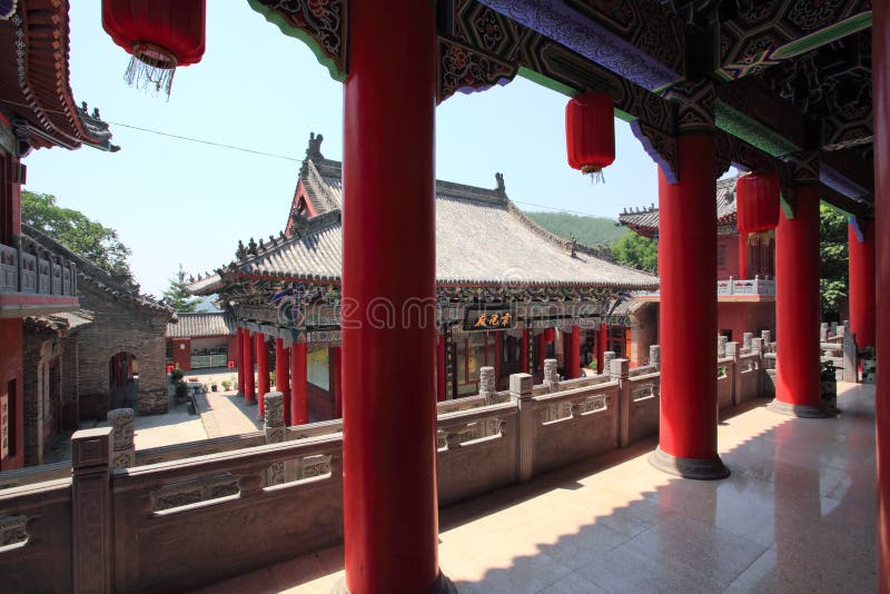 A temple in Yun-Tai Mountain