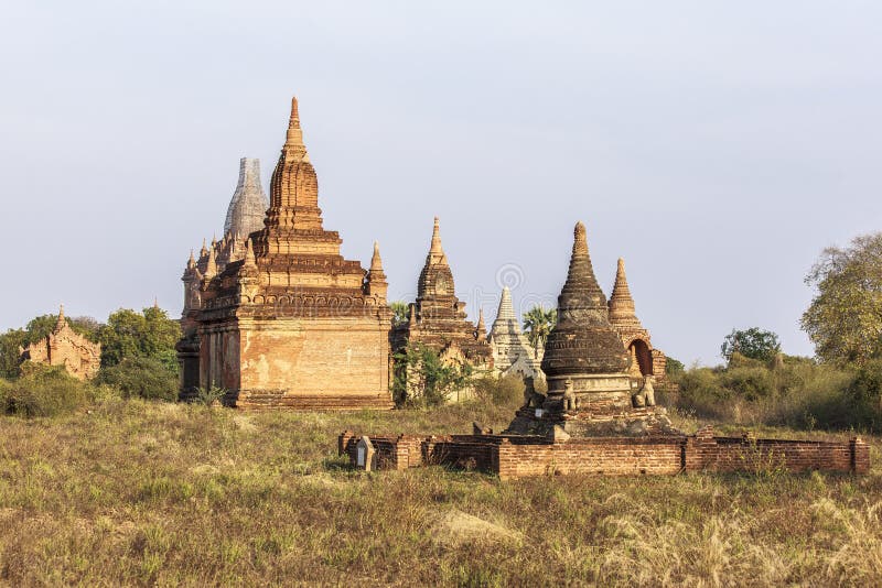 Templele din Bagan Myanmar royalty free stock image