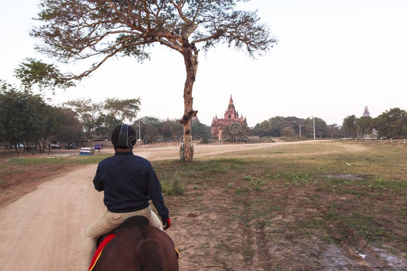 Templele din Bagan Myanmar stock photo