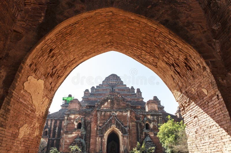 Templele din Bagan Myanmar royalty free stock photography