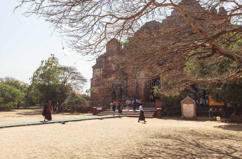 Templele din Bagan Myanmar royalty free stock images