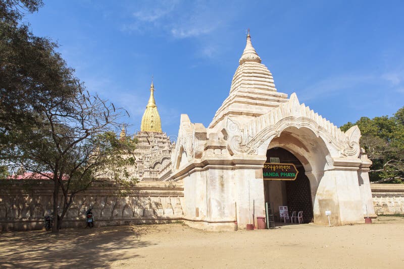 Templele din Bagan Myanmar royalty free stock photography