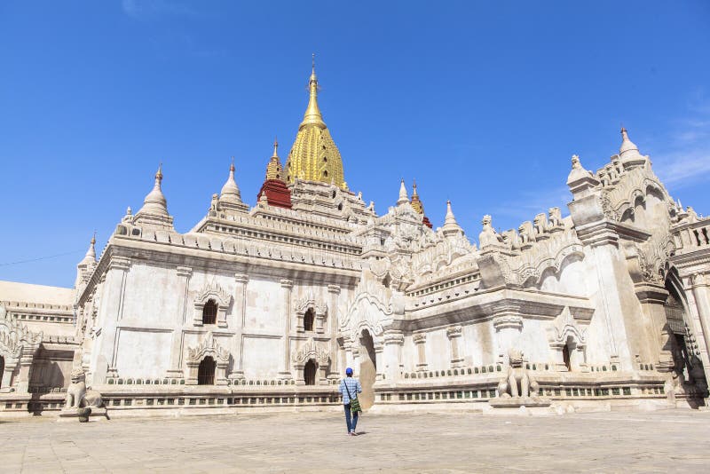 Templele din Bagan Myanmar stock photo