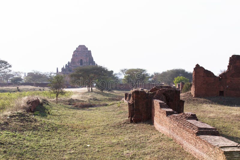 Templele din Bagan Myanmar royalty free stock photography