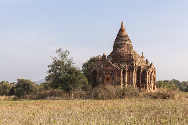 Templele din Bagan Myanmar stock images