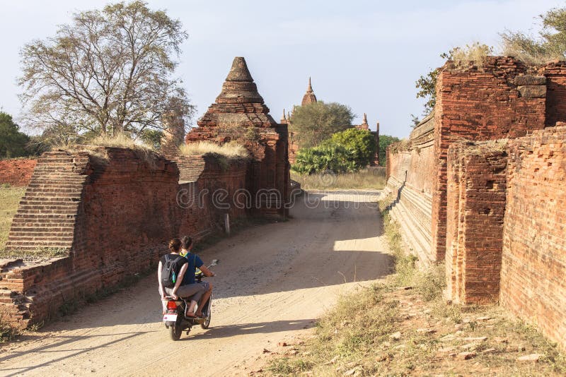 Templele din Bagan Myanmar royalty free stock photography