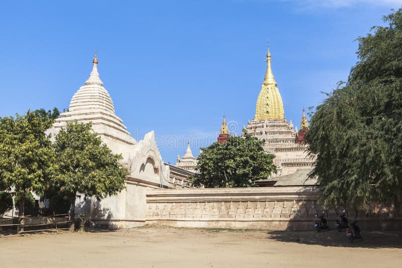 Templele din Bagan Myanmar royalty free stock photos