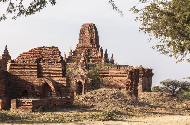 Templele din Bagan Myanmar royalty free stock photo