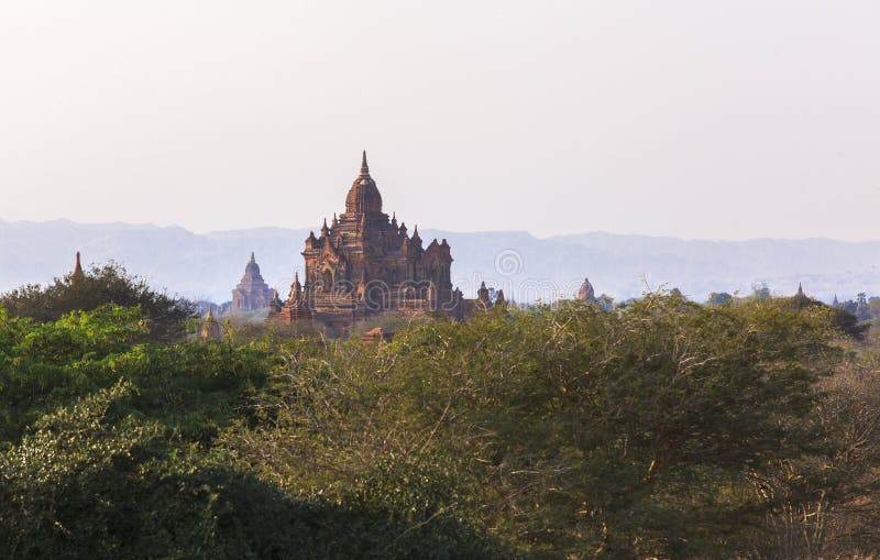 Templele din Bagan Myanmar royalty free stock image