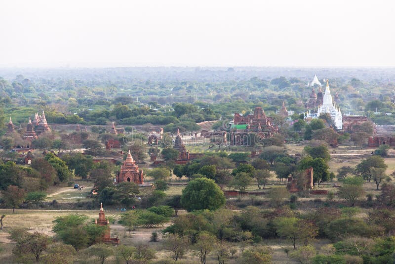 Templele din Bagan Myanmar royalty free stock photos