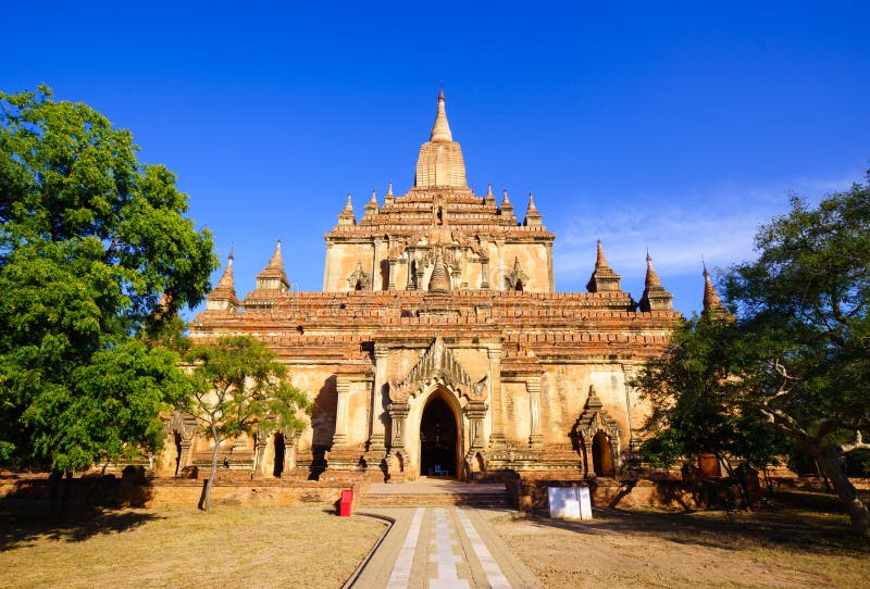 Templo Bagan de Sulamani, Myanmar foto de stock royalty free Templo Bagan de Sulamani, Myanmar foto de stock royalty free