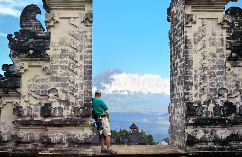 Templo Bali Indonésia de Pura Luhur Lempuyang foto de stock Templo Bali Indonésia de Pura Luhur Lempuyang foto de stock