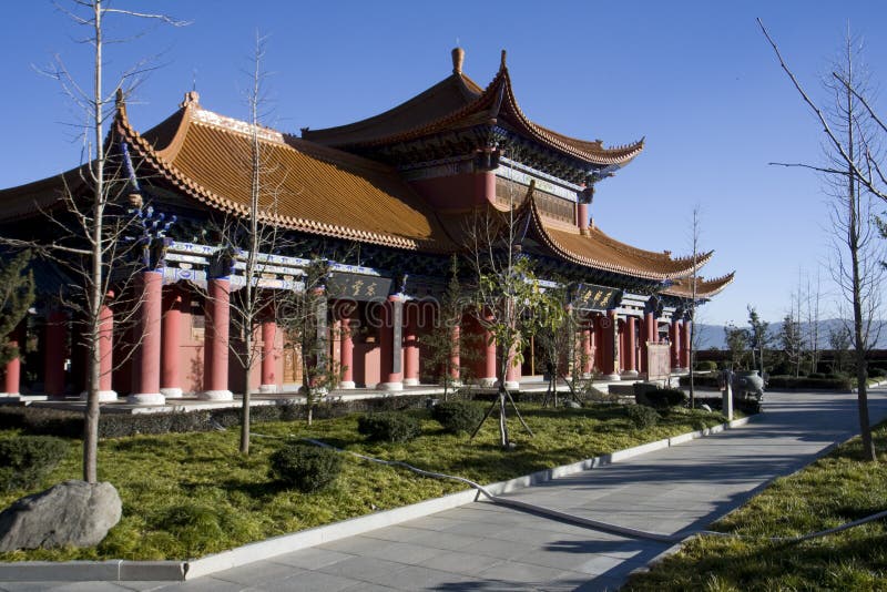 Templo chinês fotografia de stock Templo chinês fotografia de stock