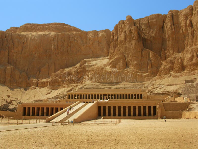 Templo de Hatshepsut, Vale dos Reis, Luxor fotografia de stock royalty free