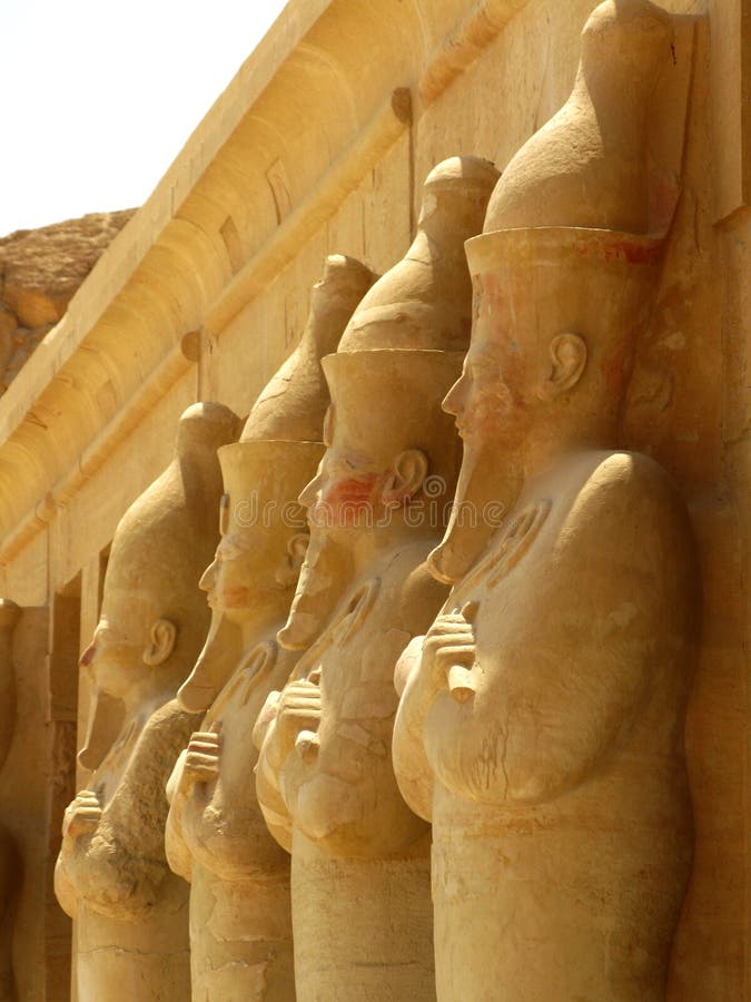 Templo de Hatshepsut, Vale dos Reis, Luxor (Egito) imagem de stock royalty free