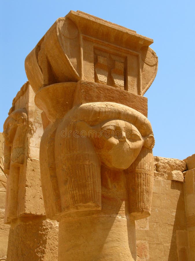 Templo de Hatshepsut, Vale dos Reis, Luxor (Egito) imagens de stock royalty free