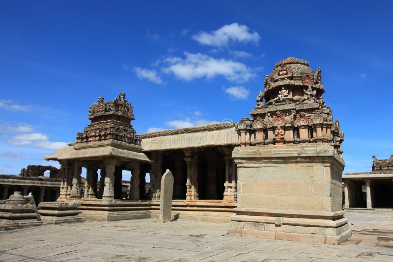 Templo de Krishna, Hampi fotografía de archivo libre de regalías Templo de Krishna, Hampi fotografía de archivo libre de regalías