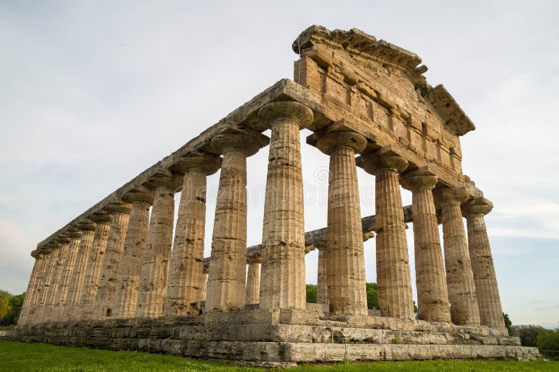 Templo de Paestum, Italia imagenes de archivo Templo de Paestum, Italia imagenes de archivo