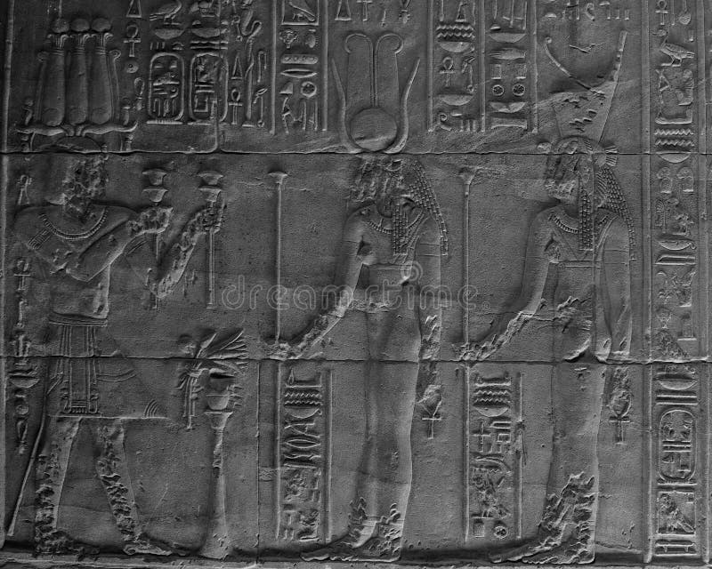 Templo de Philae - hieroglyphics fotografía de archivo libre de regalías Templo de Philae - hieroglyphics fotografía de archivo libre de regalías