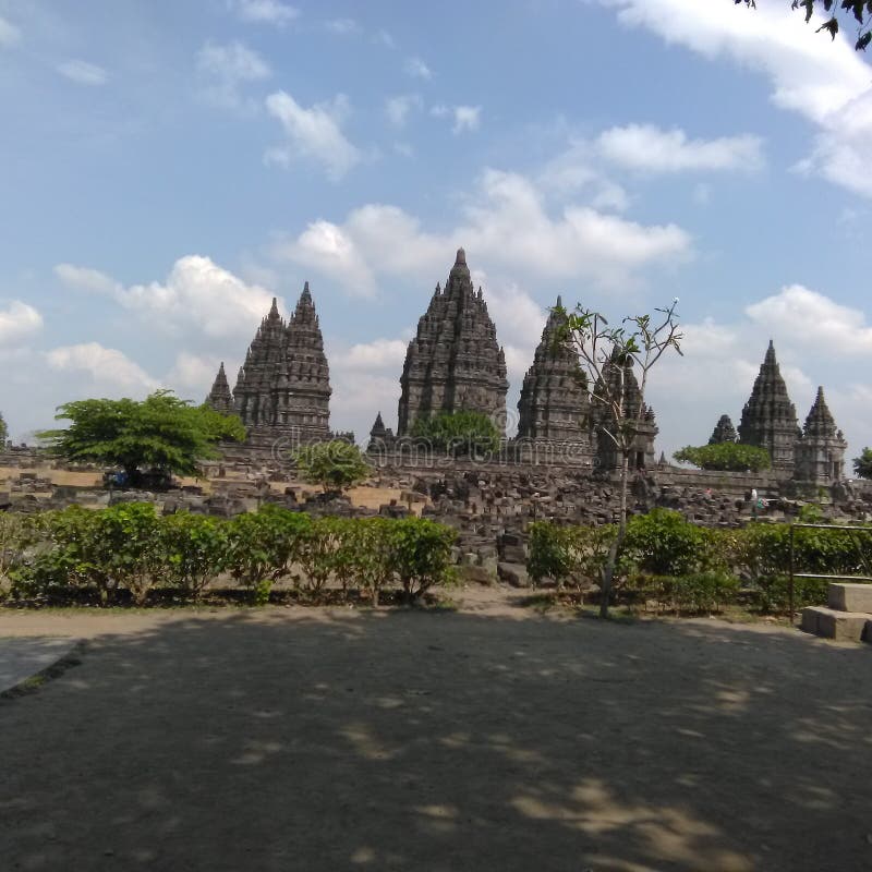 Templo de Prambanan, Indonesia fotos de archivo libres de regalías Templo de Prambanan, Indonesia fotos de archivo libres de regalías