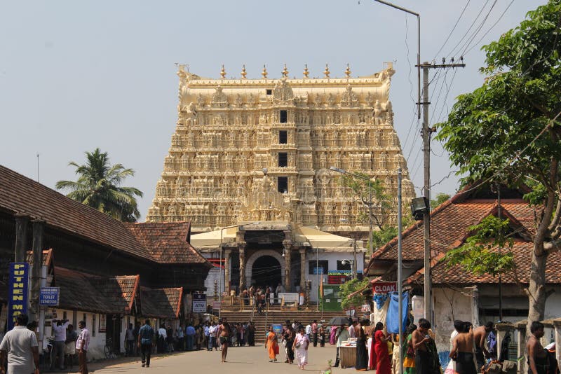Templo de Sree Padmanabhaswamy imagens de stock royalty free Templo de Sree Padmanabhaswamy imagens de stock royalty free