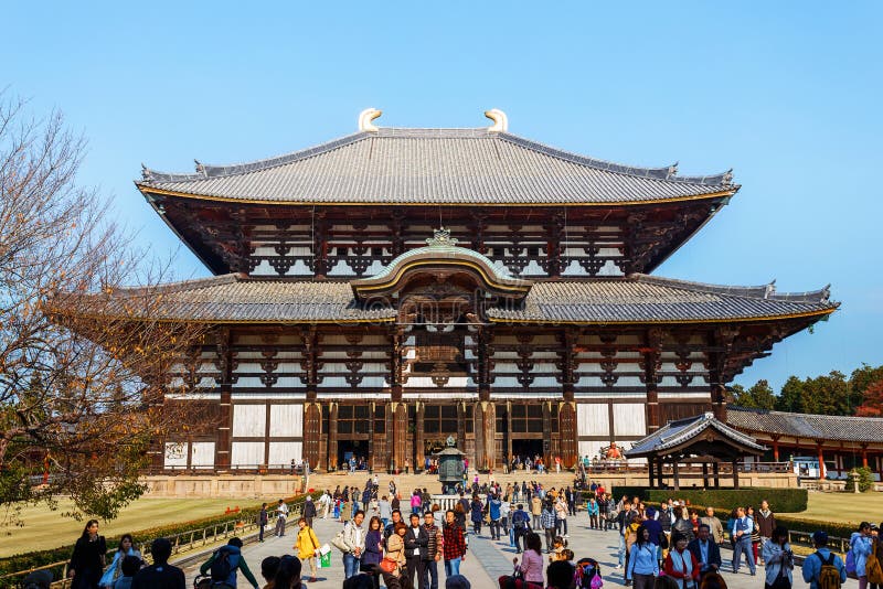 Templo de Todaiji en Nara foto editorial. Imagen de budismo - 36379556