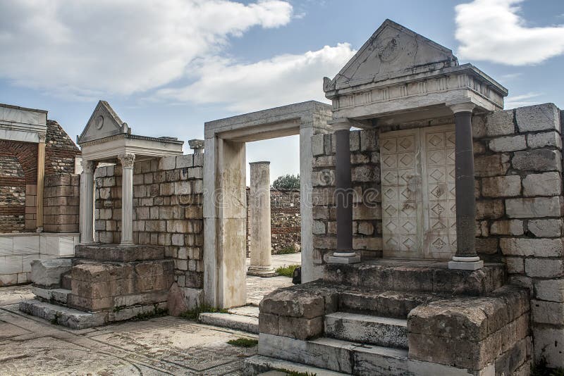 Temple of Artemis at Sardes Lydia Ancient City in Salihli, Manisa, Turkey. Temple of Artemis at Sardes Lydia Ancient City in Salihli, Manisa, Turkey.