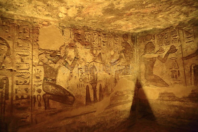 Templos de Abu Simbel fotografia de stock royalty free