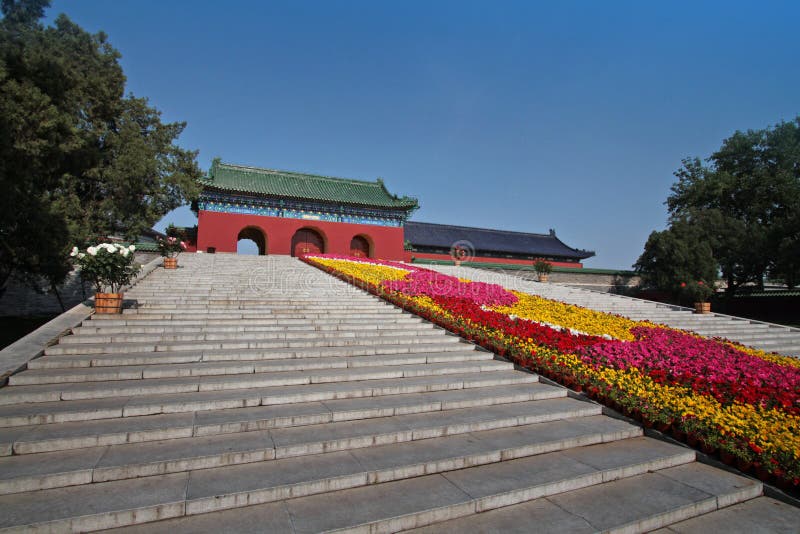 Templul cerului stock photography