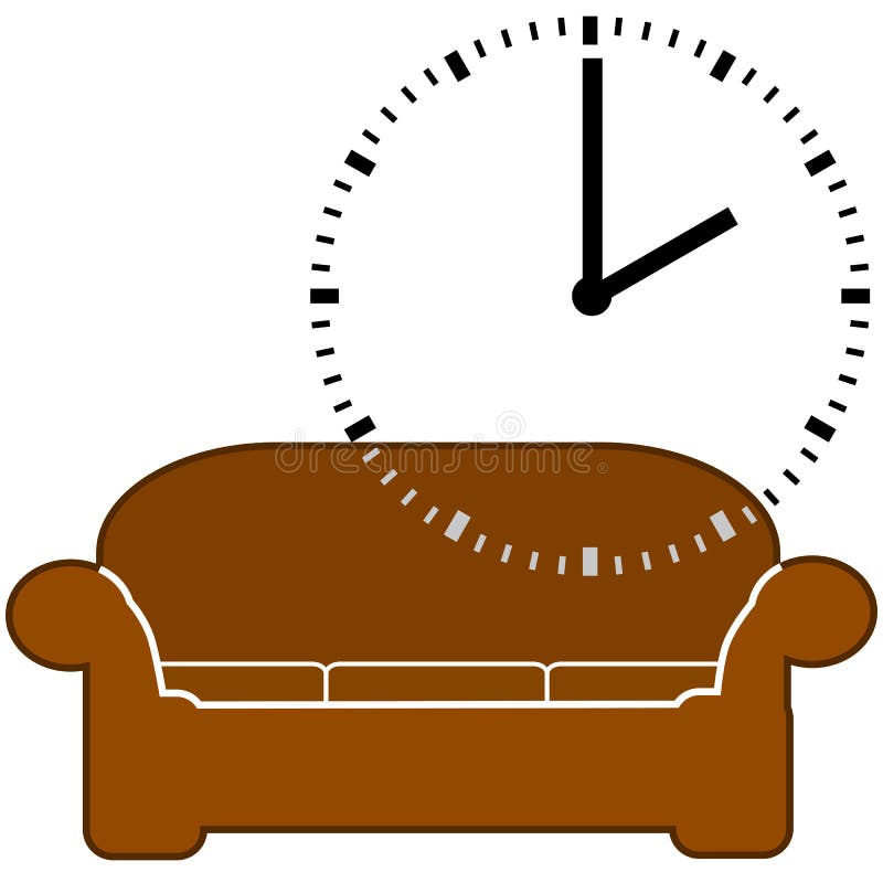 Tempo da sesta ilustração stock Tempo da sesta ilustração stock