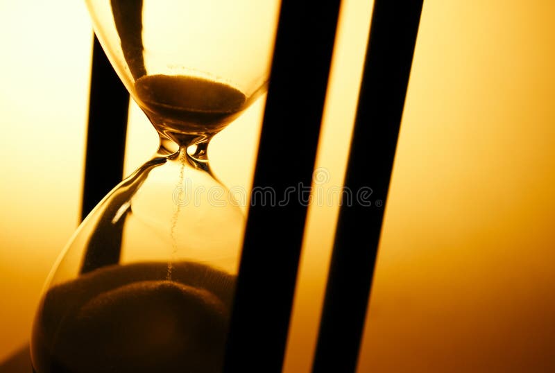 Medir o tempo que passa fotografia de stock