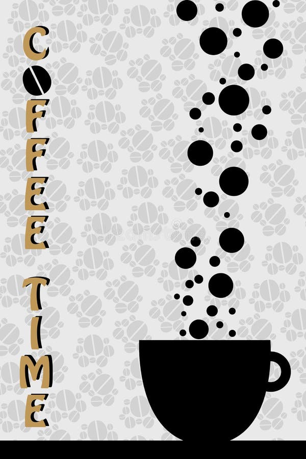 Tempo do café - vetor ilustração royalty free Tempo do café - vetor ilustração royalty free