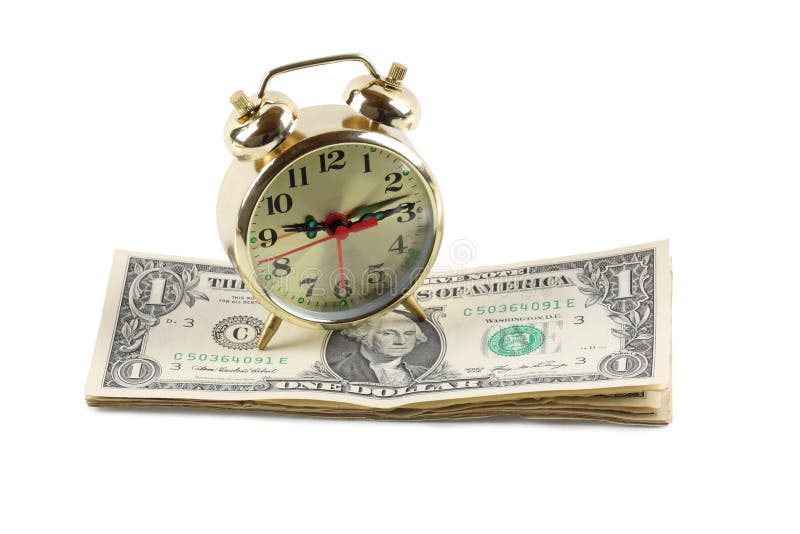 Tempo é dinheiro imagens de stock Tempo é dinheiro imagens de stock