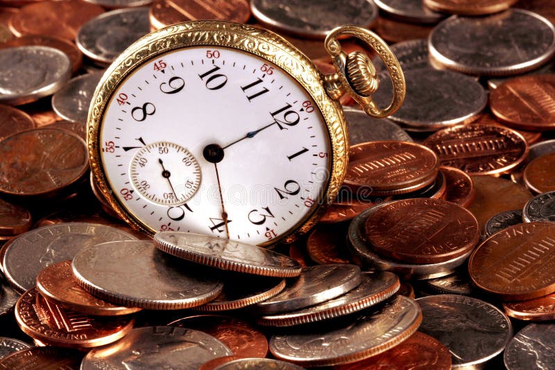 Temps et concept d'argent photos stock Temps et concept d'argent photos stock